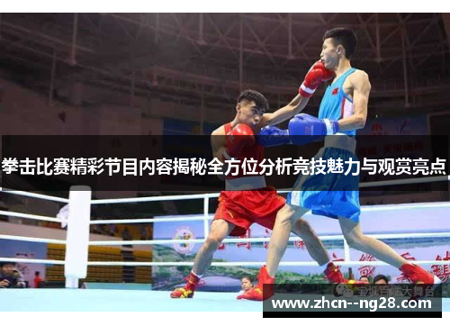 拳击比赛精彩节目内容揭秘全方位分析竞技魅力与观赏亮点 拳击比赛精彩节目内容揭秘全方位分析竞技魅力与观赏亮点